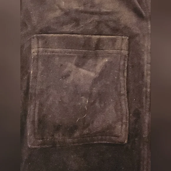 MONROW Velour short collard Romper in black size XS - Picture 8 of 14